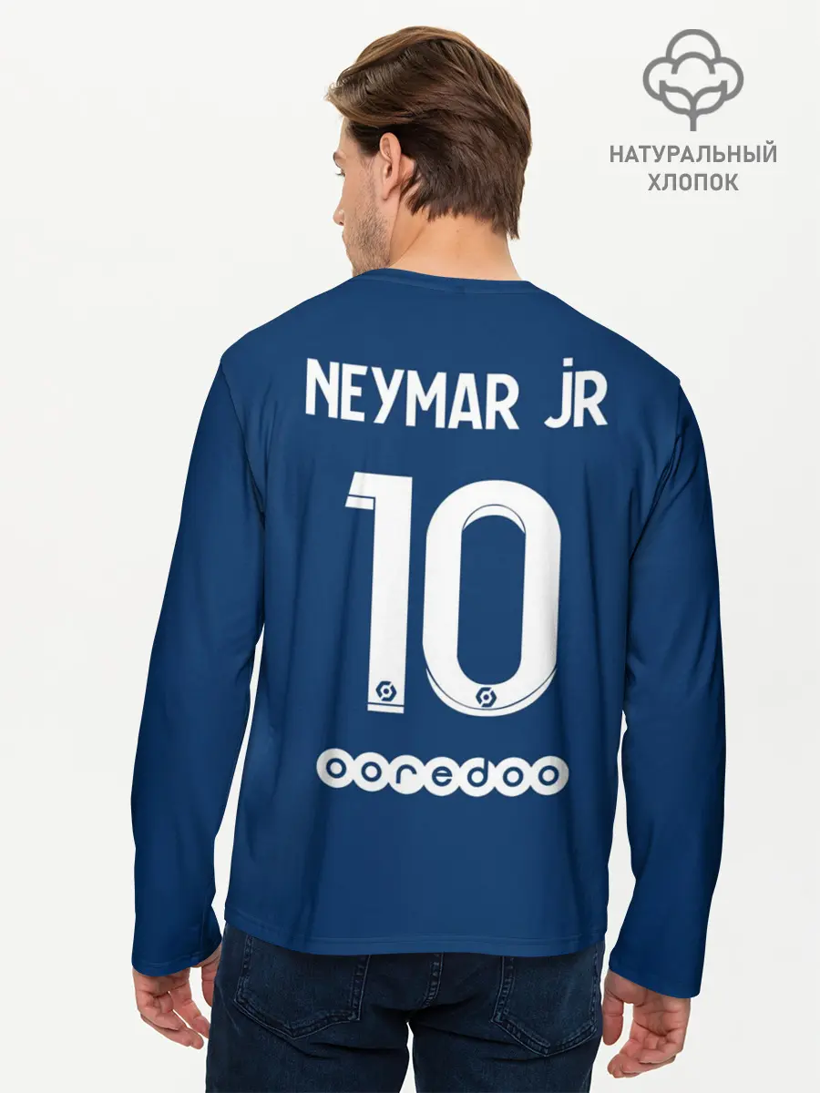 Мужской лонгслив базовый / Неймар ПСЖ форма 2021/2022 (P007_P004ooo3013251, P004ooo3013251)