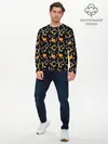 Мужской лонгслив базовый / Patern Halloween 5 (P007_P004ooo3013253, P004ooo3013253)