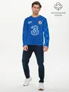 Мужской лонгслив базовый / Лукаку Челси форма 2021/2022 (P007_P004ooo3013079, P004ooo3013079)