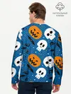 Мужской лонгслив базовый / ЧЕРЕПА И ТЫКВЫ | HALLOWEEN (P007_P004ooo3013461, P004ooo3013461)