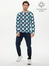 Мужской лонгслив базовый / Новый Год (P007_P004ooo3014347, P004ooo3014347)