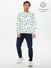 Мужской лонгслив базовый / Снежинки Кружатся (P007_P004ooo3014355, P004ooo3014355)