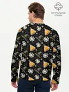 Мужской лонгслив базовый / Patern Halloween 11 (P007_P004ooo3014065, P004ooo3014065)