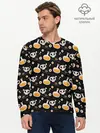 Мужской лонгслив базовый / Patern Halloween 15 (P007_P004ooo3014109, P004ooo3014109)
