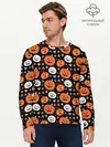 Мужской лонгслив базовый / Patern Halloween 17 (P007_P004ooo3014115, P004ooo3014115)