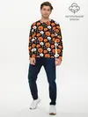 Мужской лонгслив базовый / Patern Halloween 17 (P007_P004ooo3014115, P004ooo3014115)