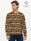 Мужской лонгслив базовый / Patern Halloween 22 (P007_P004ooo3014571, P004ooo3014571)