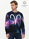 Мужской лонгслив базовый / Овен / Aries, Знак зодиака (P007_P004ooo3014395, P004ooo3014395)
