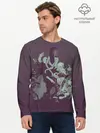 Мужской лонгслив базовый / Психоделический Эйбл (P007_P004ooo3014449, P004ooo3014449)