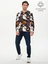 Мужской лонгслив базовый / Мрачный праздник (P007_P004ooo3014797, P004ooo3014797)