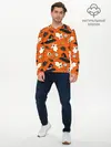 Мужской лонгслив базовый / Хэллоуинские шалости (P007_P004ooo3014793, P004ooo3014793)