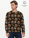 Мужской лонгслив базовый / Patern Halloween 26 (P007_P004ooo3014591, P004ooo3014591)