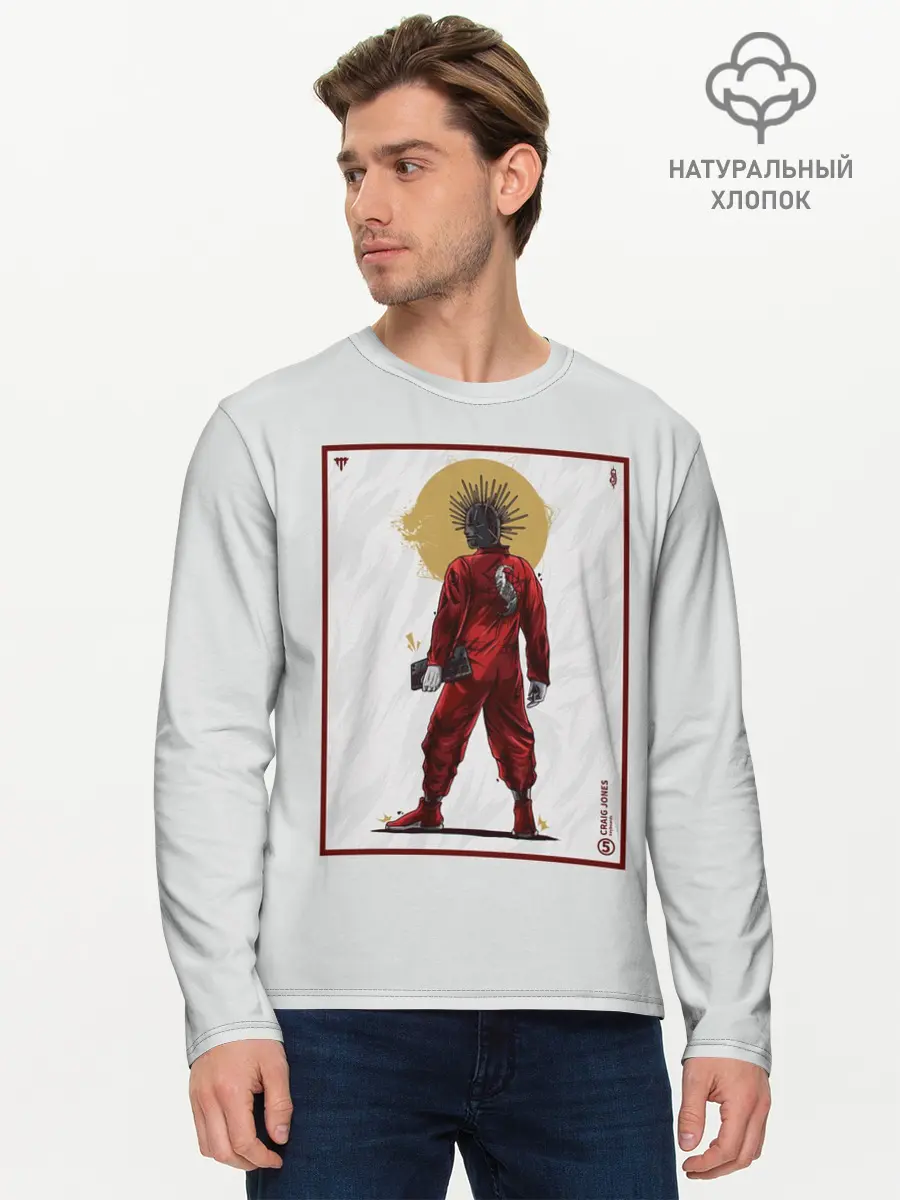 Мужской лонгслив базовый / SLIPKNOT | Craig Jones (P007_P004ooo3014605, P004ooo3014605)