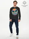 Мужской лонгслив базовый / Jack Skellington. Paints (P007_P004ooo3014673, P004ooo3014673)