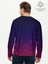 Мужской лонгслив базовый / Gradient background (P007_P004ooo3015157, P004ooo3015157)