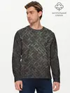 Мужской лонгслив базовый / Geometric textures (P007_P004ooo3015179, P004ooo3015179)