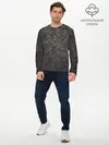 Мужской лонгслив базовый / Geometric textures (P007_P004ooo3015179, P004ooo3015179)