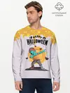 Мужской лонгслив базовый / Dab Zombie Halloween (P007_P004ooo3015017, P004ooo3015017)