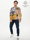 Мужской лонгслив базовый / Зебра Пятнистая (P007_P004ooo3015543, P004ooo3015543)