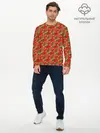 Мужской лонгслив базовый / Новогодний Дизайн (P007_P004ooo3015607, P004ooo3015607)