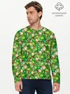 Мужской лонгслив базовый / Новогодние Игрушки (P007_P004ooo3015531, P004ooo3015531)