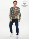 Мужской лонгслив базовый / Игрушки Ёлочные (P007_P004ooo3015533, P004ooo3015533)