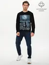 Мужской лонгслив базовый / КОТЫ НА КРЫШЕ (P007_P004ooo3015947, P004ooo3015947)