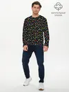 Мужской лонгслив базовый / Праздничное Конфетти (P007_P004ooo3016531, P004ooo3016531)