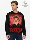 Мужской лонгслив базовый / Dexter Декстер портрет постер (P007_P004ooo3016235, P004ooo3016235)