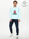 Мужской лонгслив базовый / Воспроизведение (P007_P004ooo3016655, P004ooo3016655)