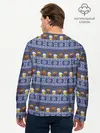 Мужской лонгслив базовый / Олени отдыхают (P007_P004ooo3018161, P004ooo3018161)