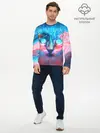 Мужской лонгслив базовый / ВСЕЛЕНСКИЙ КОТ (P007_P004ooo3018203, P004ooo3018203)