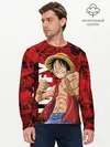 Мужской лонгслив базовый / Манки Д. Луффи, One Piece (P007_P004ooo3017905, P004ooo3017905)