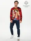 Мужской лонгслив базовый / Манки Д. Луффи, One Piece (P007_P004ooo3017905, P004ooo3017905)