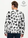 Мужской лонгслив базовый / DESTINY 2 LOGO PATTERN / ДЕСТИНИ (P007_P004ooo3018385, P004ooo3018385)