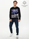 Мужской лонгслив базовый / Travis Scott RAP (P007_P004ooo3018387, P004ooo3018387)