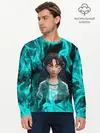 Мужской лонгслив базовый / Кан Сэ Бёк 3D ART | 067 (P007_P004ooo3018447, P004ooo3018447)