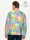 Мужской лонгслив базовый / Цветные пластыри (P007_P004ooo3019007, P004ooo3019007)