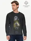 Мужской лонгслив базовый / Дерись смолоду (P007_P004ooo3019051, P004ooo3019051)
