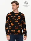 Мужской лонгслив базовый / SMILE HALLOWEEN (P007_P004ooo3018731, P004ooo3018731)