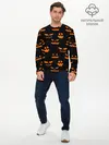Мужской лонгслив базовый / SMILE HALLOWEEN (P007_P004ooo3018731, P004ooo3018731)