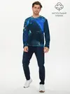 Мужской лонгслив базовый / ГОДЗИЛЛА В МОРЕ (P007_P004ooo3019079, P004ooo3019079)