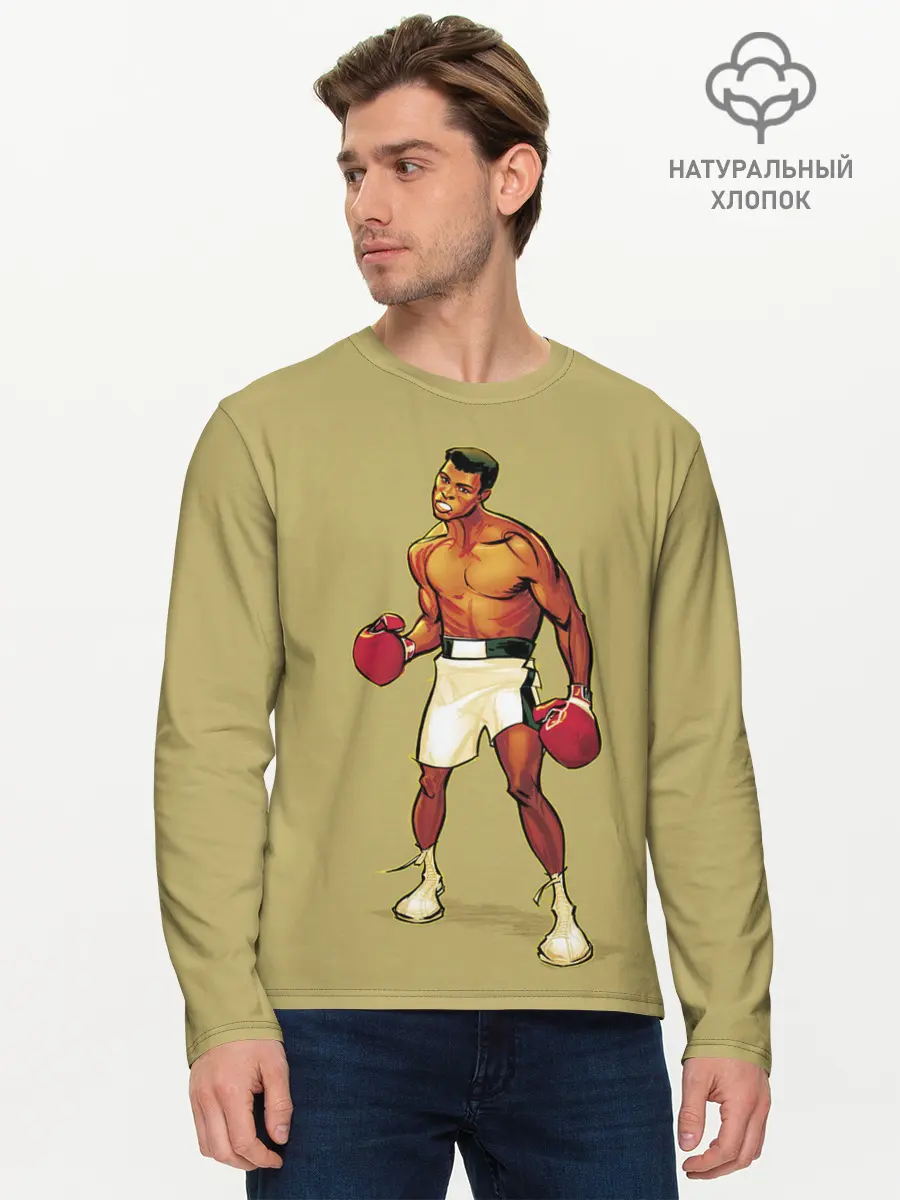 Мужской лонгслив базовый / Ali Art (P007_P004ooo3019149, P004ooo3019149)