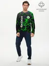 Мужской лонгслив базовый / 3D плиты с подсветкой Шкода (P007_P004ooo3019821, P004ooo3019821)