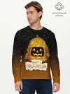 Мужской лонгслив базовый / ТЫКВА КОСМОНАВТ | SPACE HALLOWEEN (P007_P004ooo3019343, P004ooo3019343)