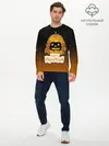 Мужской лонгслив базовый / ТЫКВА КОСМОНАВТ | SPACE HALLOWEEN (P007_P004ooo3019343, P004ooo3019343)