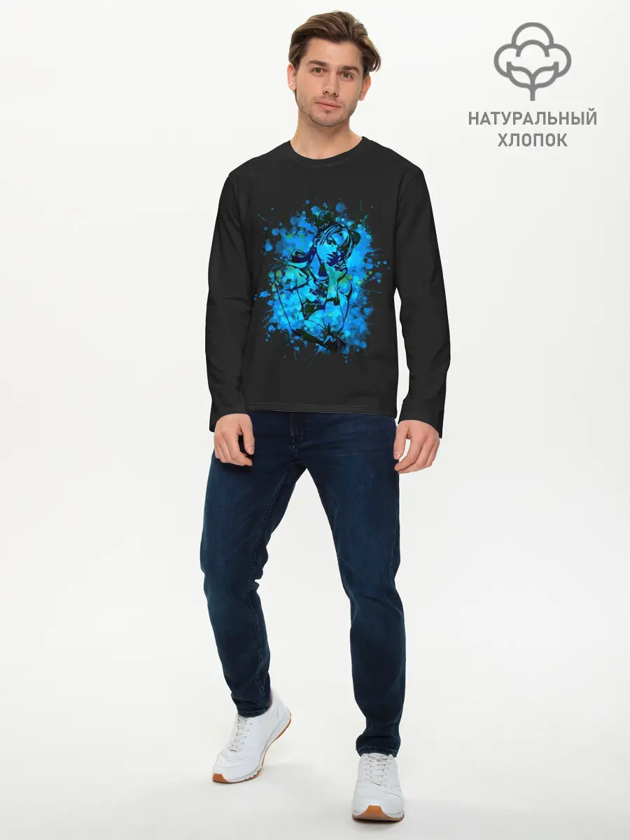 Мужской лонгслив базовый / Джолин Куджо. Джо Джо (P007_P004ooo3019505, P004ooo3019505)