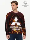 Мужской лонгслив базовый / 3D плиты с подсветкой | Митсубиси (P007_P004ooo3019587, P004ooo3019587)