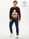 Мужской лонгслив базовый / 3D плиты с подсветкой | Митсубиси (P007_P004ooo3019587, P004ooo3019587)