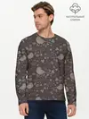 Мужской лонгслив базовый / Осенняя абстракция (P007_P004ooo3020123, P004ooo3020123)